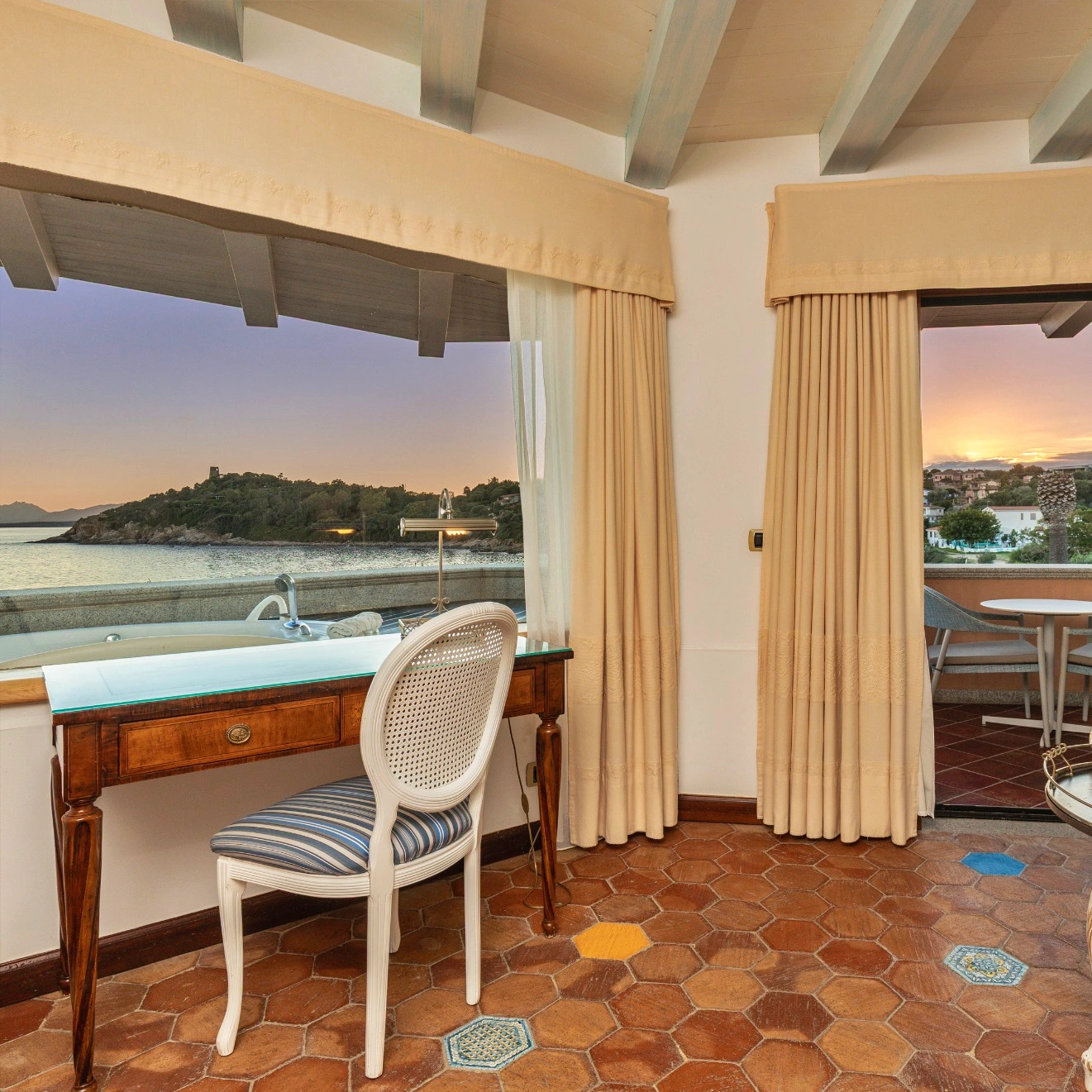 hotel by the sea in sardinia