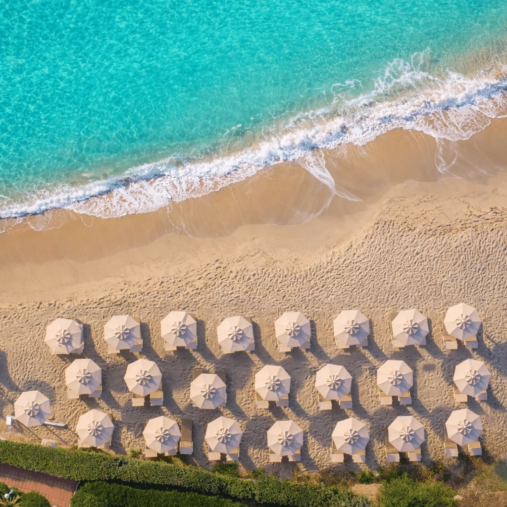 a private beach hotel in sardinia